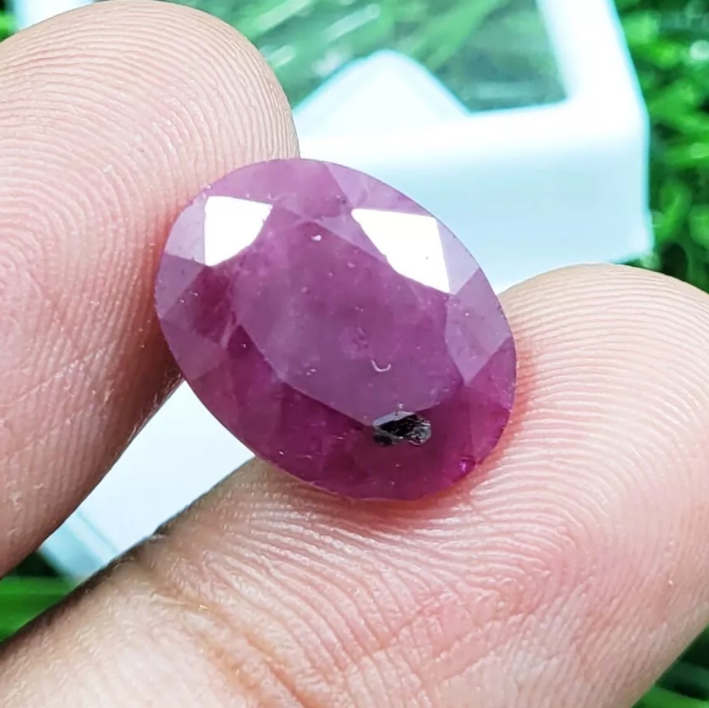 Certified 10.50 Ct Natural Red Ruby Madagascar Oval Cut Loose Gemstone